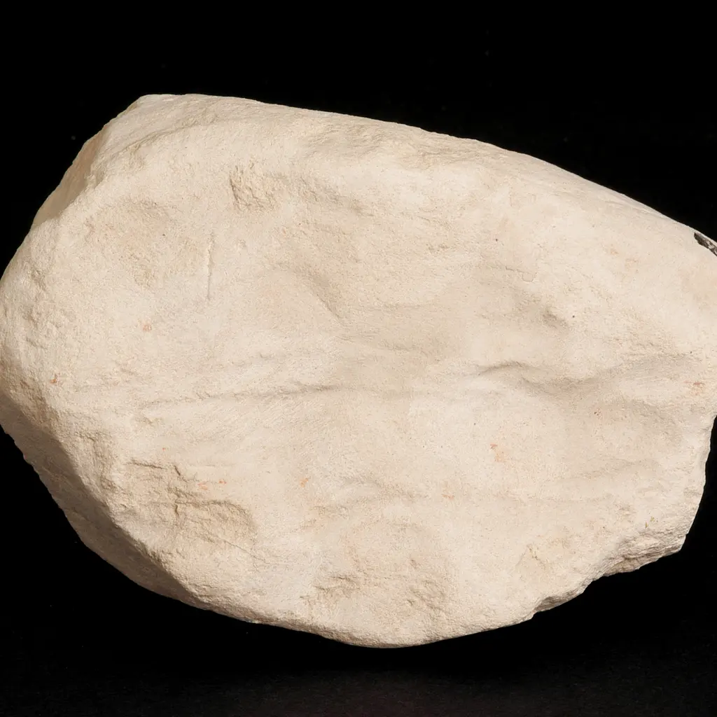 A sample of white kaolin clay.
