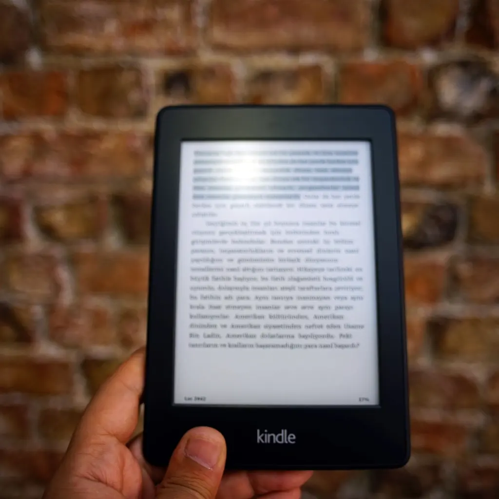 An e-reader displaying a page of a digital book.