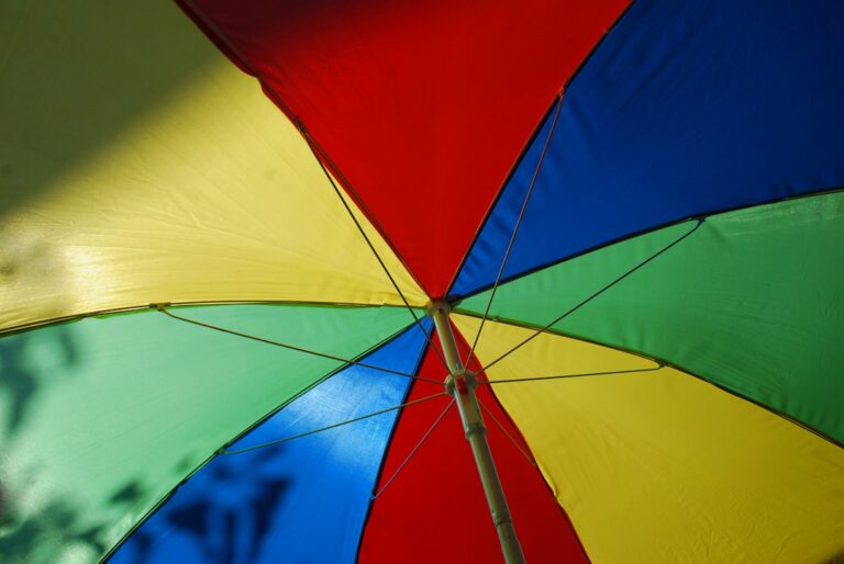 Colorful umbrella showing how disability insurance supports inclusive workplaces.
