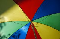 Colorful umbrella showing how disability insurance supports inclusive workplaces.