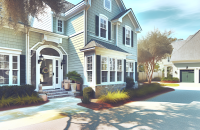 Modern home exterior showcasing benefits of mobile certificates for your contracting business.