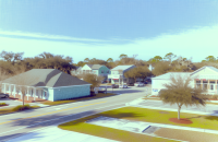 "Urban landscape highlighting trends to watch in the future of insurance."